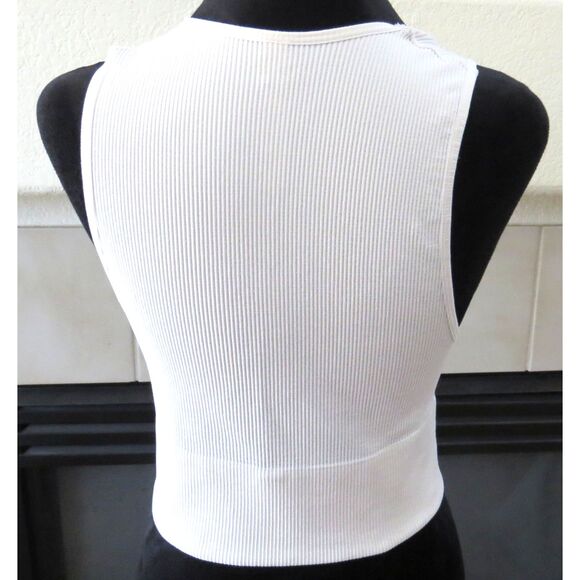Urban Outfitters Out From Under Josie Plunge Neck Crop Tank L EUC - Picture 5 of 6